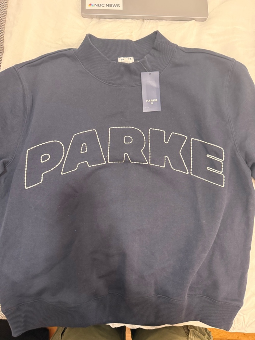 Parke Women's Navy Crewneck Sweatshirt